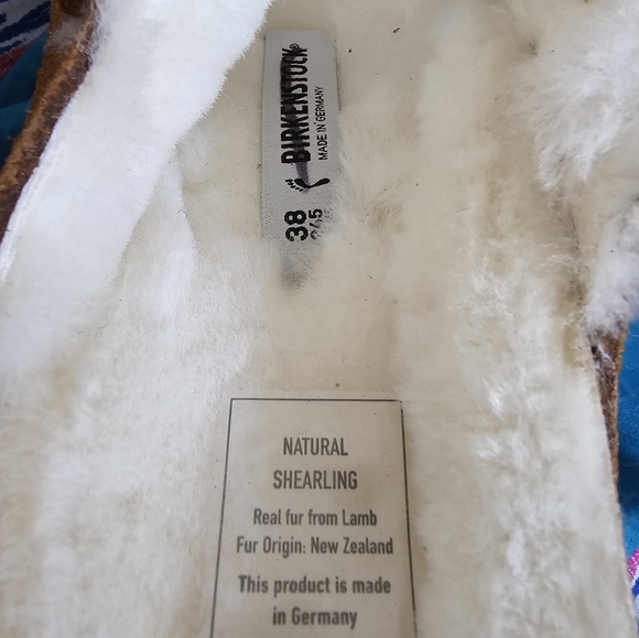 Birkenstock Arizona ShearlingSuede Leather New - Picture 8 of 9